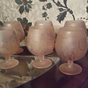 Hebron Wine Brandy Glasses set of 6(six)